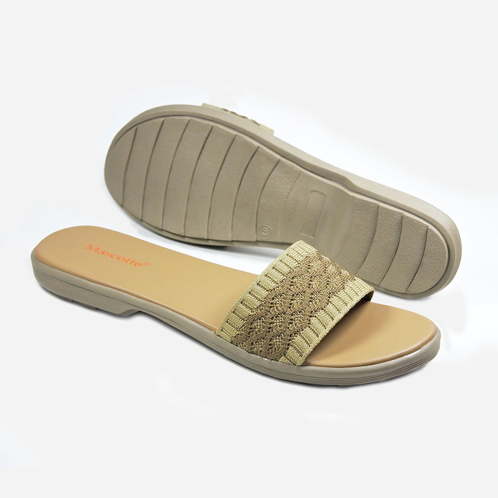 Mascotte LAREINA | Sandal Wanita 299.012 [Hitam &amp; Mocca]RAMAYANA JAKTIM
