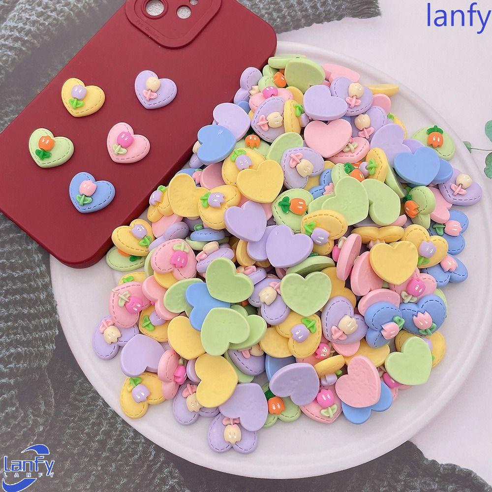 Lanfy Diy Resin Patch Mainan Gadis Lucu Anak Hadiah Resin Dilapisi Ponsel Case Aksesoris Perhiasan Aksesoris Diy Membuat Bahan Buatan Tangan Diy Scrapbooking Ponsel Shell Patch