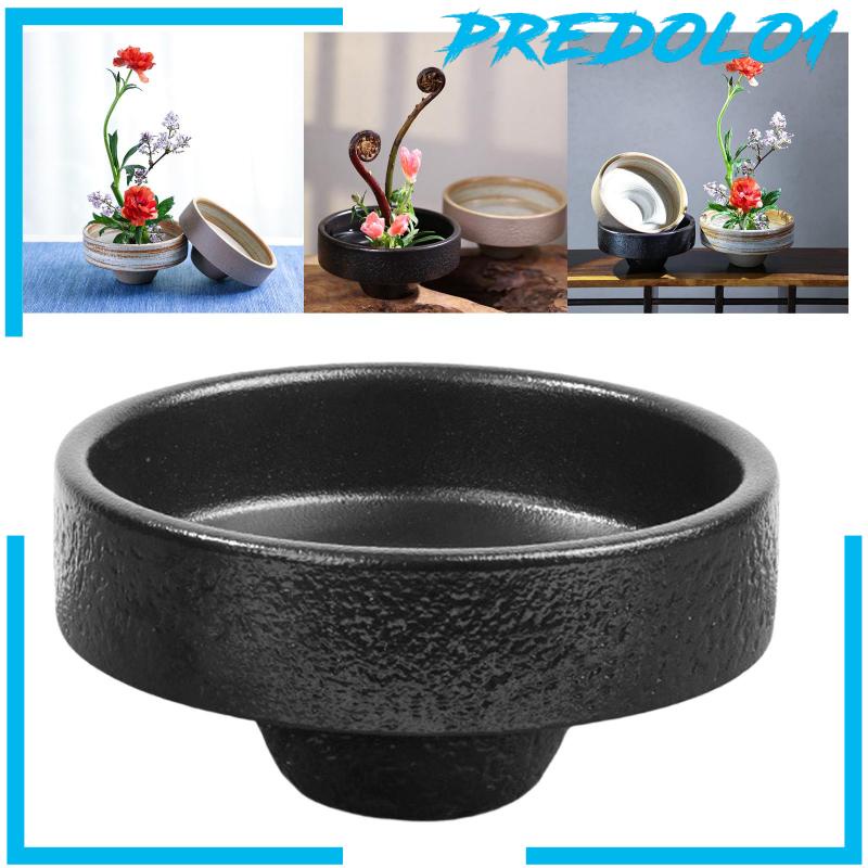 [Predolo1] Mangkok Ikebana Keramik Porcelain Bud Vase Holder Vas Upacara Teh Untuk Desktop