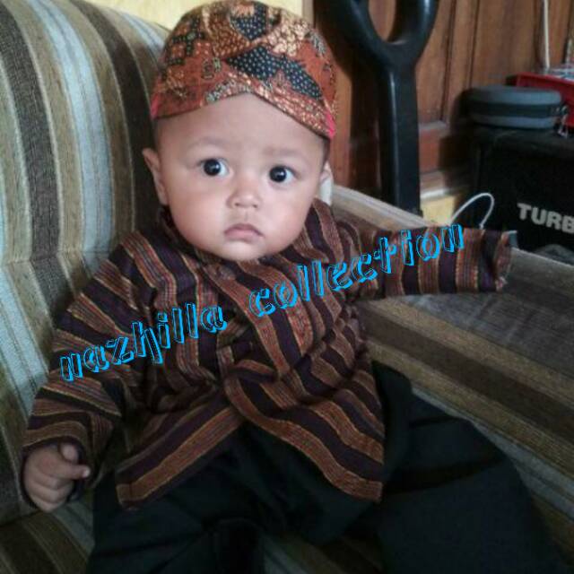 Lurik Baju jawa / stelan surjan lurik anak