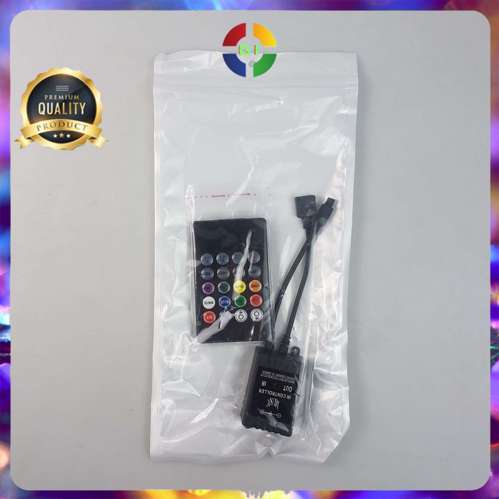 Controller Lampu LED Strip RGB 12V 72W 2A Black
