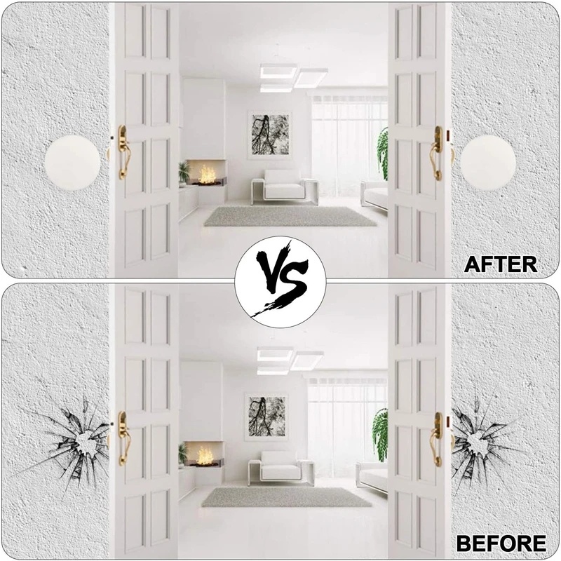 Gaya Nordic Silikon Perekat Diri Anti-Tabrakan Pad Dinding Pintu Belakang Penyangga Bisu Menebal Tabrak Tikar Dapur Kamar Mandi Doorknob Peredam Gadget