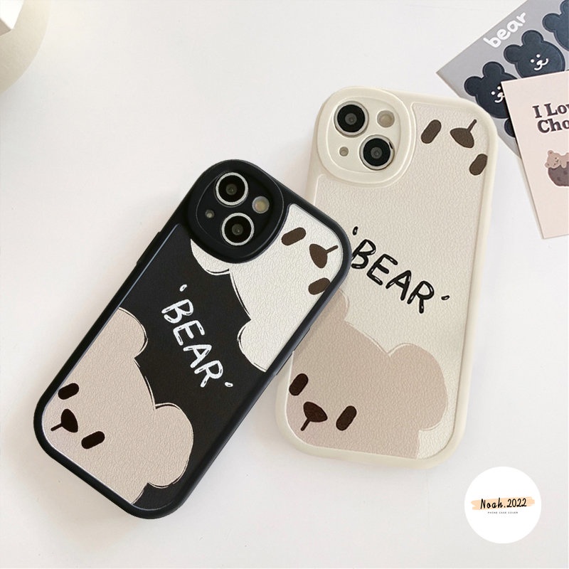 Case Untuk Redmi 12C A1 10 9A 10A 9C 10C 9T Mi12 11 Lite 11T POCO M3 F4 K40s X3 NFC Pro Redmi Note 11 10 8 11Pro+9 10s 11s 10Pro 9Pro 9s 8Pro Kartun Lucu Sarung Couple Beruang