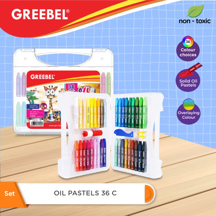 

GREEBEL Kids Oil Pastel 36 Warna