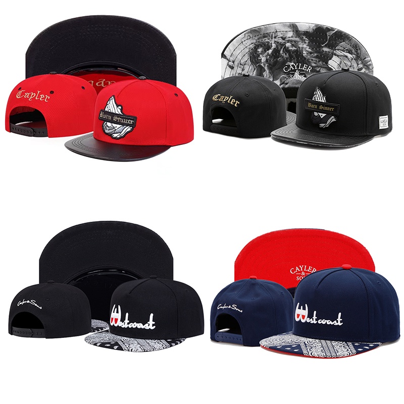 [Topi Pria cayler and sons cap] Fashion Topi Polos Kualitas Tinggi Topi Untuk Wanita Adjustable Hip Hop Snapback cap