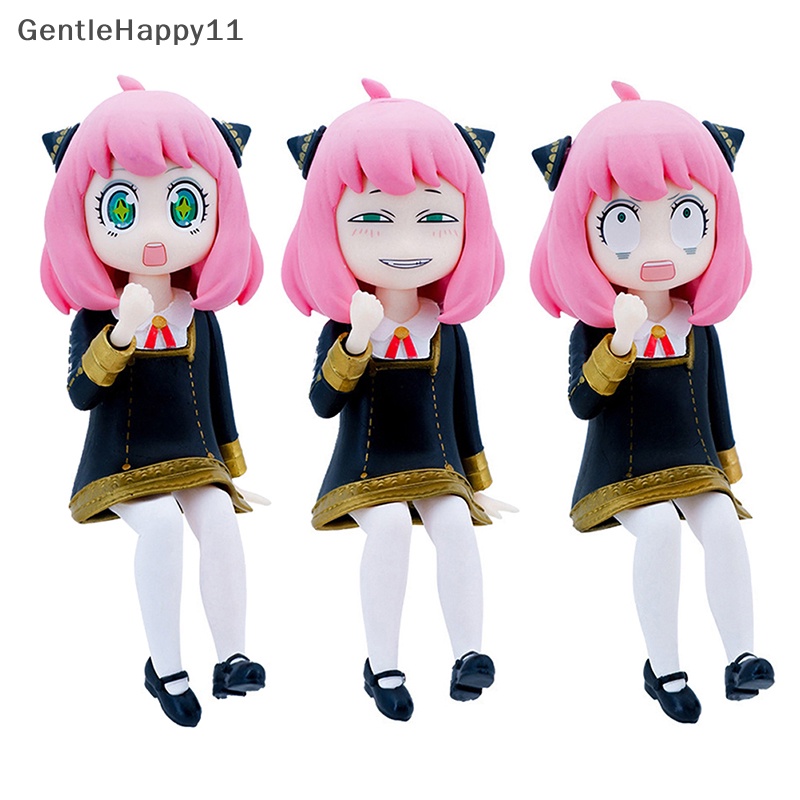 Gentlehappy 1Pc SPY X FAMILY Anya Forger Tokoh Anime Kawaii PVC Action Figure Ornamen Mainan id