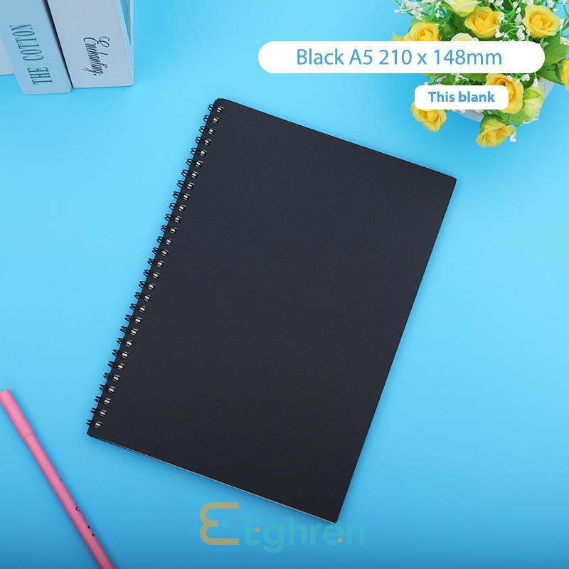 

✨EG-Kraft Paper Coil Book Simple Student Notebook Meeting Notepad Portable Bookkeeping Book-Eghrerr