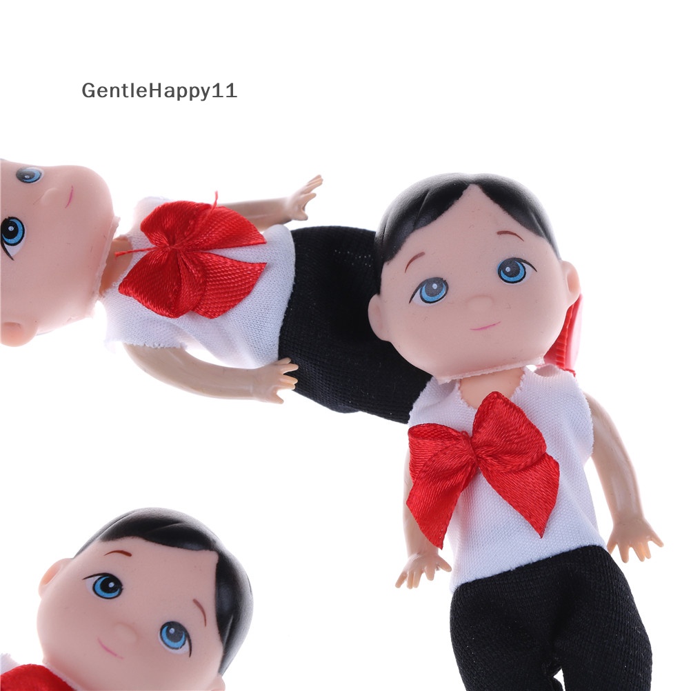 Gentlehappy Kid 10cm Mainan Boneka Fashion Untuk Barbie baby boy son dolls Mainan Kecil Super Lucu id