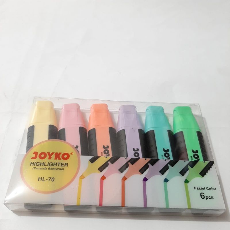 

1 SET WARNA PASTEL HIGHLIGHTER / STABILO JOYKO MURAH 2