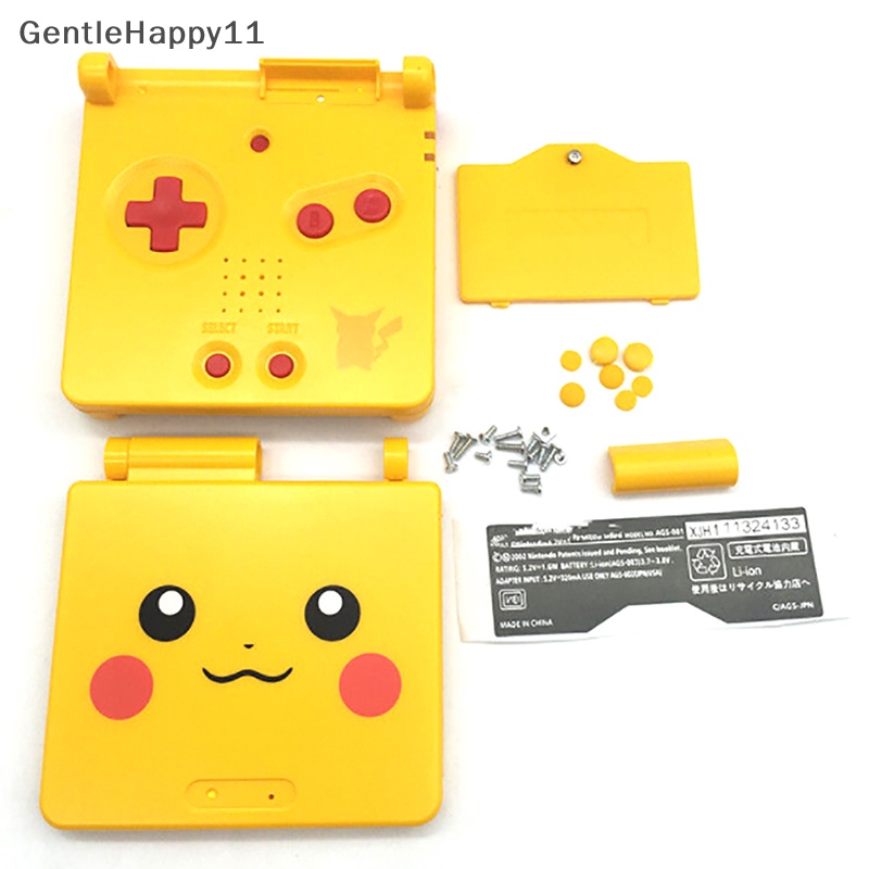 Gentlehappy Replacement Yellow Limited Housing Shell Case Kit Untuk GBA SP Gameboy Advance SP id