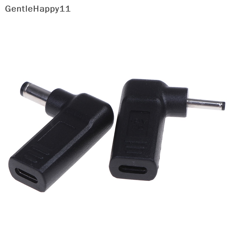 Gentlehappy Konverter Adaptor charger laptop usb Tipe c female dc power jack Untuk id laptop