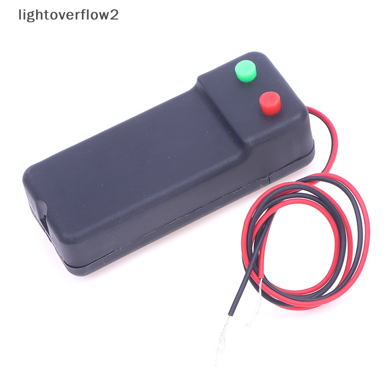 [lightoverflow2] 2aa 3V Holder Konektor Kotak Tempat Penyimpanan Saklar ON/OFF Kontrol Kawat Dengan Saklar [ID]