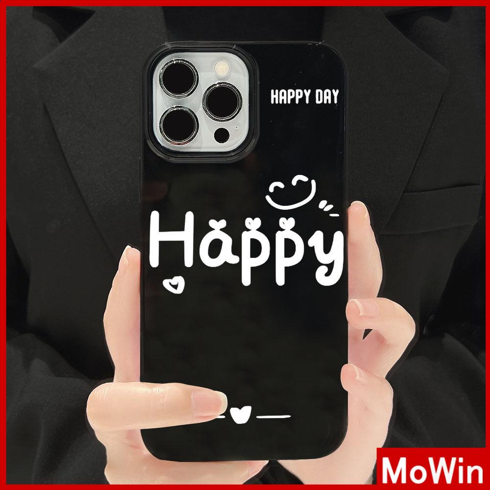 For iPhone 14 Pro Max iPhone Case Black Pink Glossy TPU Soft Case Shockproof Protection Camera Cute Smiley Compatible with iPhone 13 Pro max 12 Pro Max 11 xr xs max 7Plus 8Plus