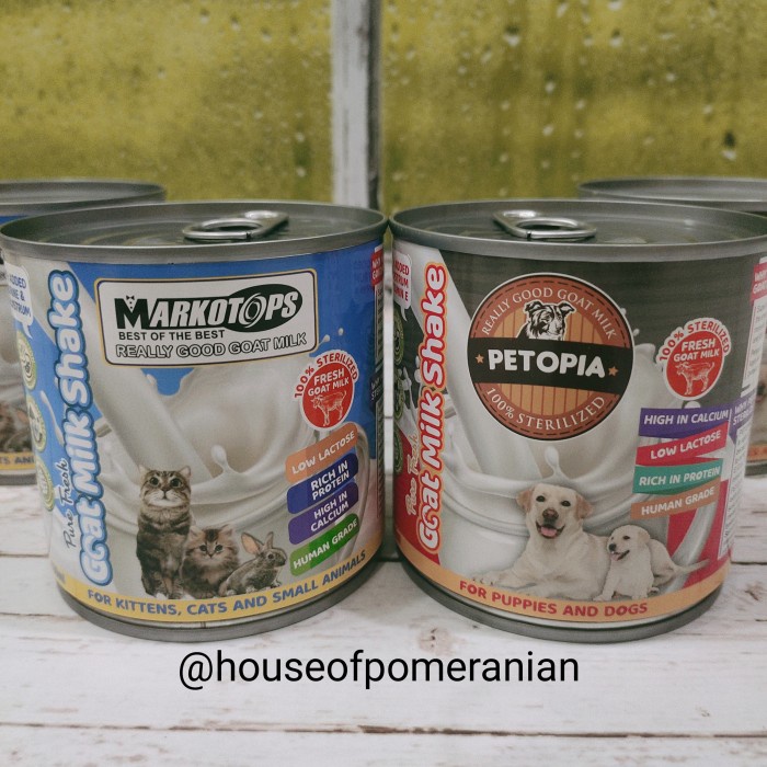 GOAT MILK SHAKE puppy kitten susu kambing petopia markotops