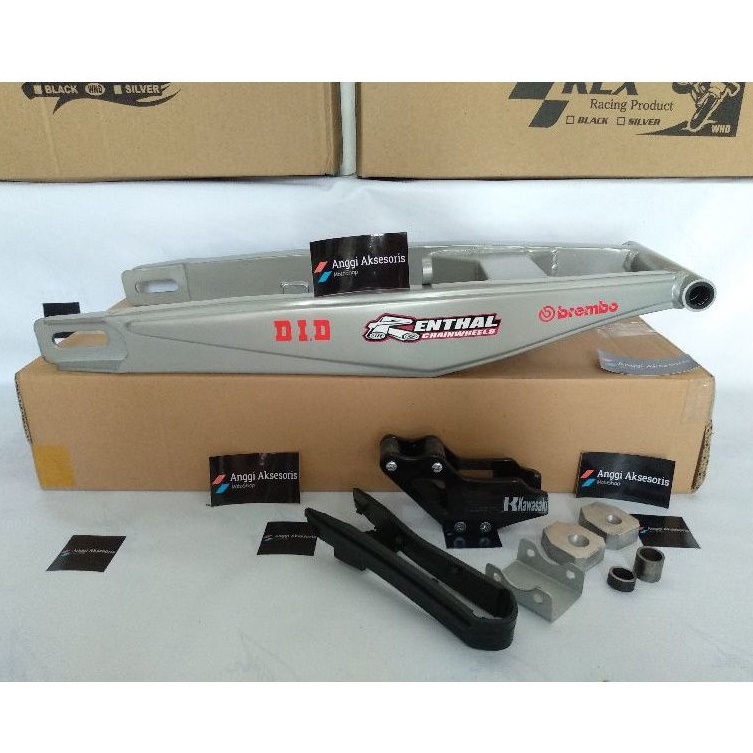 Swing Arm Replika KTM PNP KLX D'Trackers & CRF 150 Panjang 66cm Free karet tahanan rantai dan Tensio