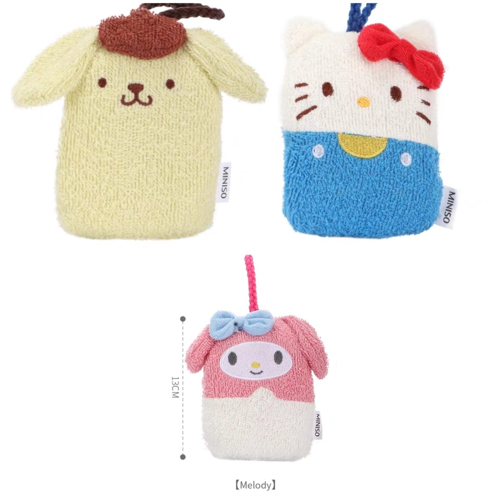 Spons Mandi Miniso Hello Kitty Pompompurin