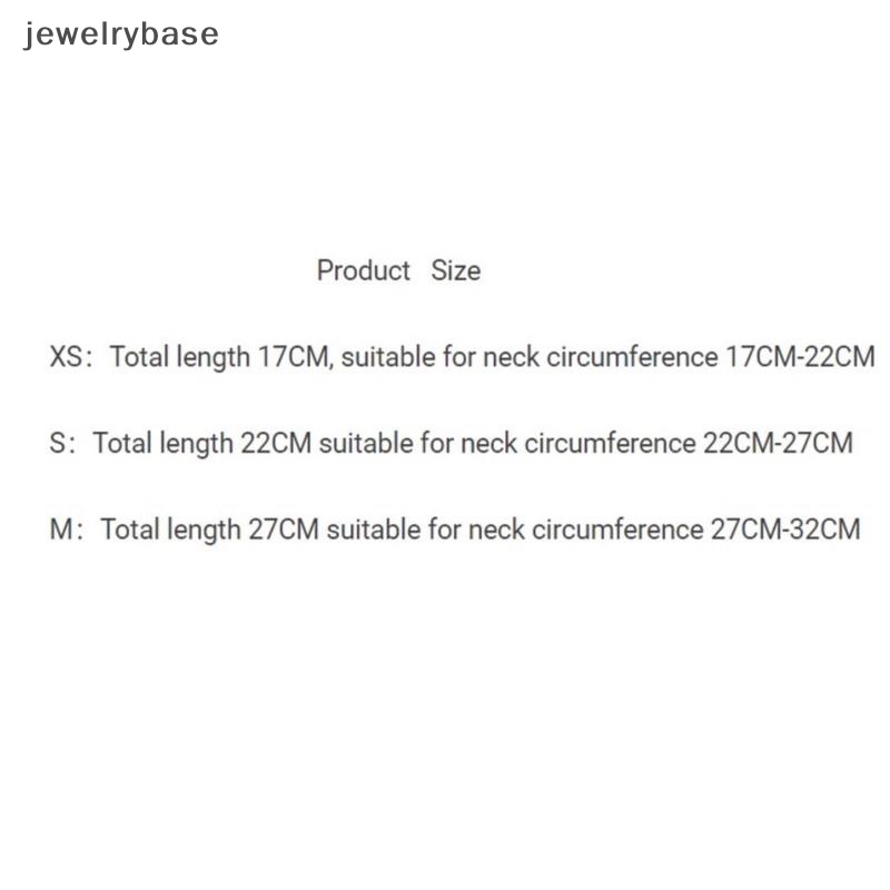 [jewelrybase] Training Anjing Kerah Kucing Peliharaan Kuba Link Tebal Rantai Kalung Emas6 /8/10inch Butik