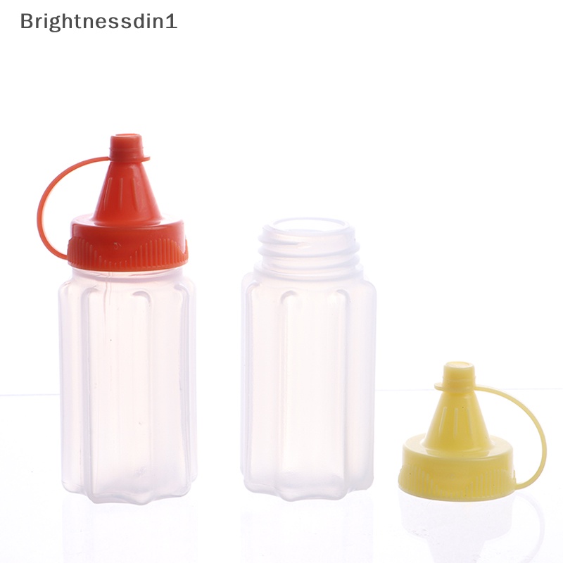 [Brightnessdin1] 1set Botol Bumbu Botol Saus Mini Kotak Bumbu Spice Jar Sauce SqueezeBottle Boutique