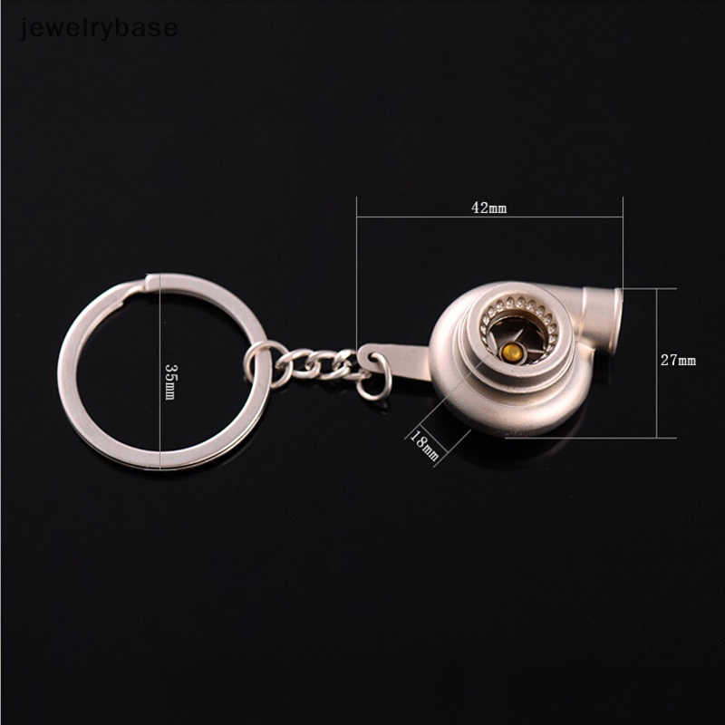 [jewelrybase] Fashion Portable Mini Spinning Turbo Turbine Keyring Gantungan Kunci Aksesoris Hadiah Butik