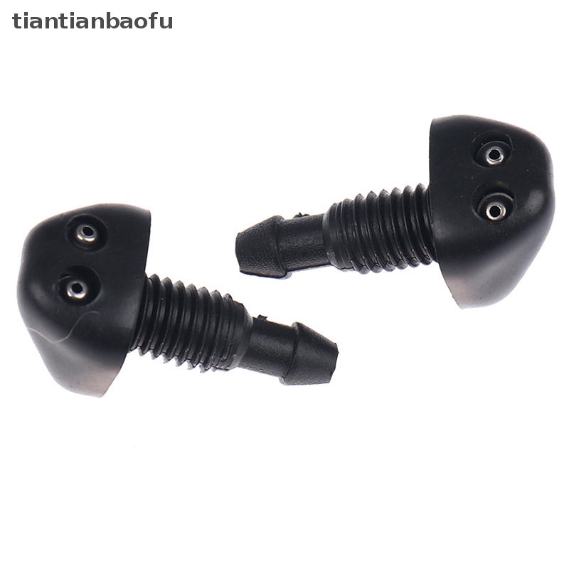 [tiantianbaofu] Universal 2PCS Mobil Auto Window Windshield Washer Wiper Sprinkler Nozzle  Butik