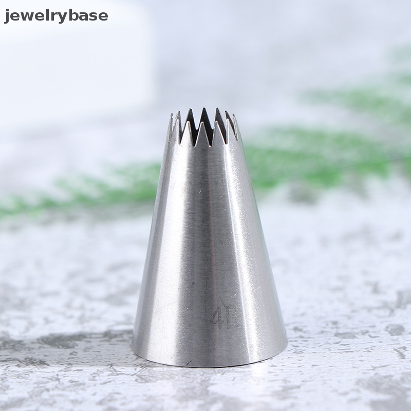 [jewelrybase] 4b# Icing Piping Nozzle Nozel Pastry Tips Cookies Kue Decorag Tools Butik