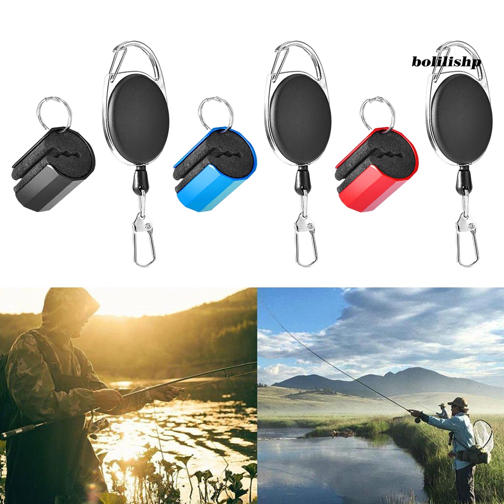 Bo-fishing Rod Clip Anti Gores Stabilitas Tinggi Lapisan Lembut Kekuatan Aus Klip Gantung Pancing Kuat Dan Kokoh Fly Fishing Quick Rod Holder Untuk Outdoor