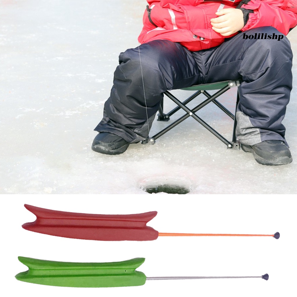 Bo-fishing Tiang Fleksibel Desain Ergonomis Adjustable Pegangan Tebal Anti Slip Es Memancing Kekuatan Tinggi Anak Ice Fishing Rod Untuk Outdoor