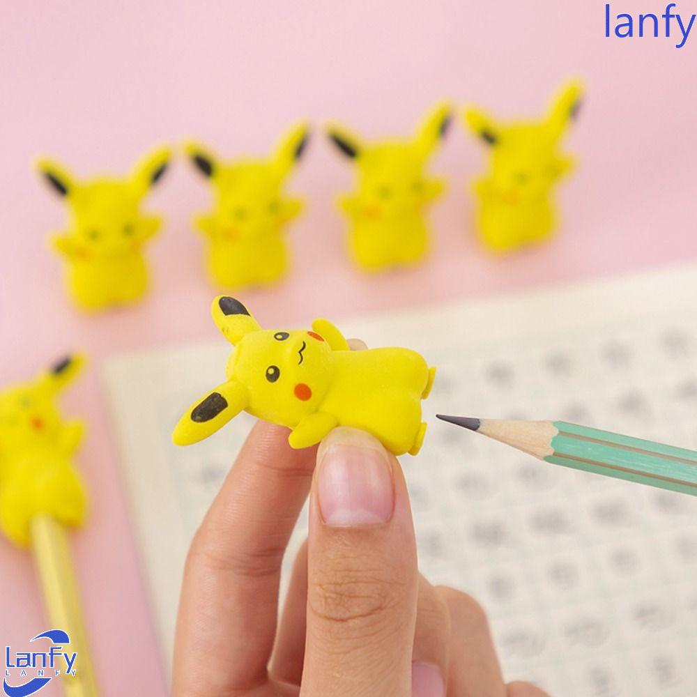 Lanfy Pokemon Pikachu Eraser Lucu Lucu Tanpa Debu Kreatif Tanpa Jejak Siswa Alat Tulis Menulis Menggambar Eraser