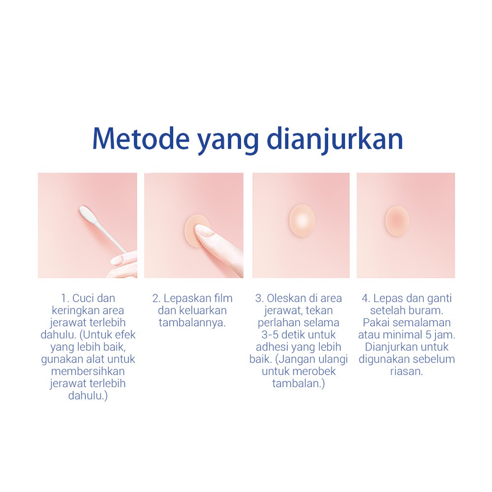 LANBENA Acne Pimple Patch Night Sticker Jerawat Invisible Acne Stickers Acne Treatment Pimples Tool Plester Jerawat(28 Sticker)