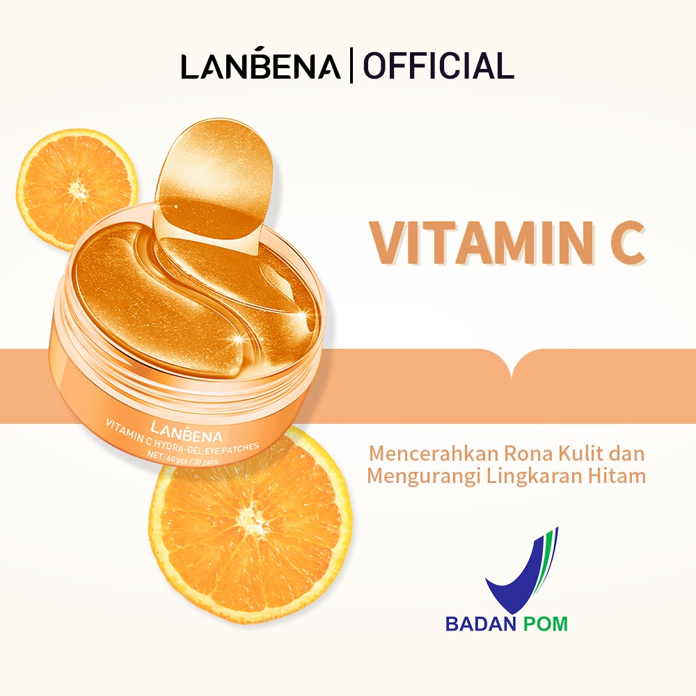 Lanbena Eye Mask / Masker Mata Kolagen / Masker Mata Lanbena menghilangkan Mata Bengkak
