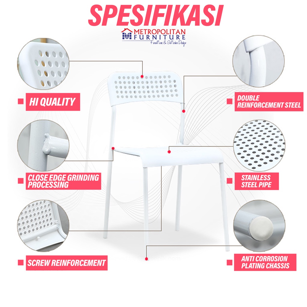 Meja Makan set Meja Cafe Minimalis Dining Table