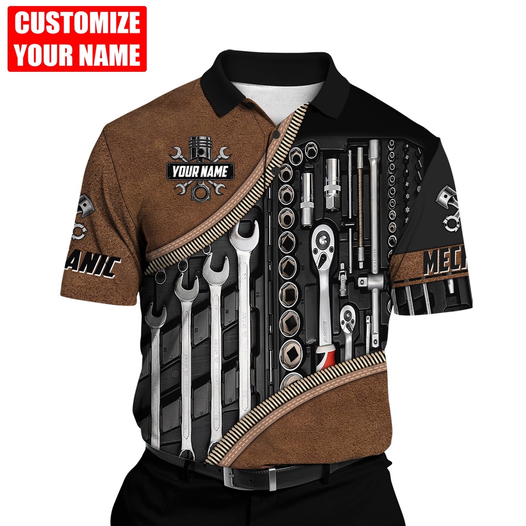 Kaos Mekanik / Kemeja Mekanik /Baju Mekanik keren / Kaos Kerah/ Kaos mekanik otomotif keren