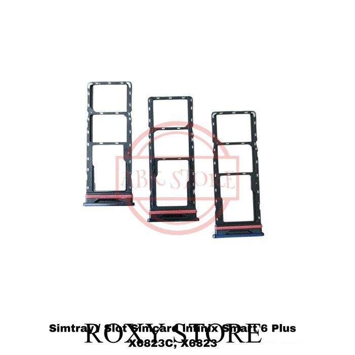 SIMTRAY SIMLOCK SLOT SIM TEMPAT SIMCARD INFINIX SMART 6 PLUS X6823