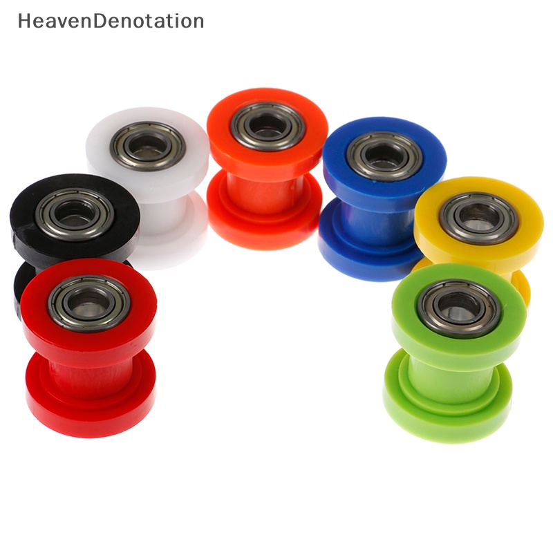 [HeavenDenotation] 10mm Rantai Roller Slider Tensioner Adjuster Pulley Wheel Guide Pit Motor Trail  Hdv