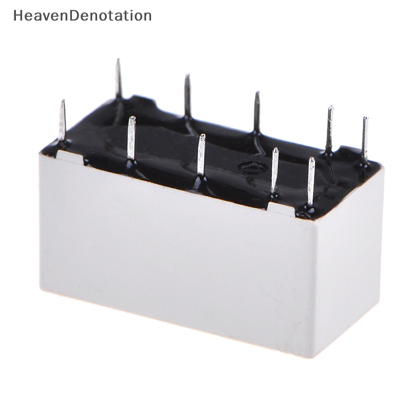 [HeavenDenotation] 5v coil bistable latching relay DPDT 30VDC 2A 1A 125VAC HFD2/005-S-L2-D realy HDV