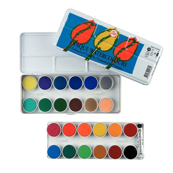 

Talens Opaque Watercolors set 24