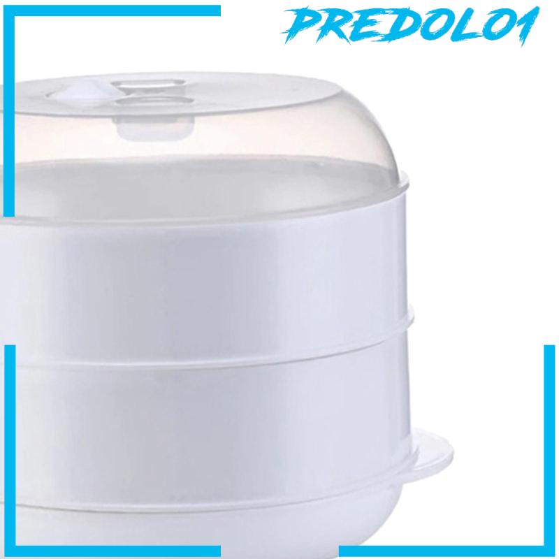 [Predolo1] Microwave Steamer Heating Steamer Alat Kukus Pemanas Microwave Untuk Dapur Rumah