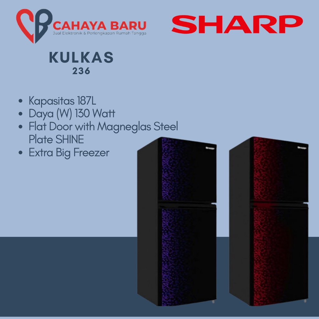KULKAS SHARP 236