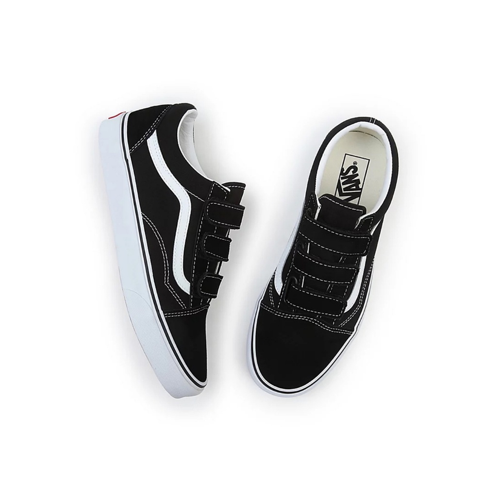 SEPATU VANS OFF THE WALL | OLD SKOOL V BLACK TRUE WHITE