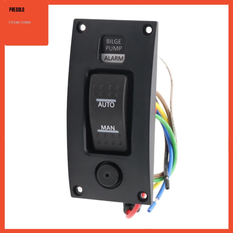 [Predolo] New Bilge Pump Switch Panel Otomatis-Off-Manual 12v 24v Dengan