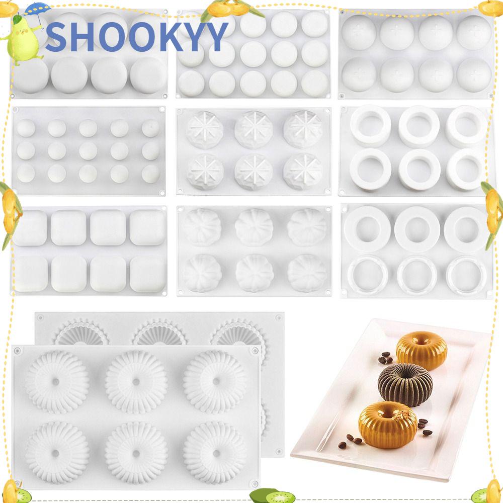 Chookyy Cetakan Silikon Kitchen Bakeware DIY Alat Baking Kue rim Cetakan Coklat