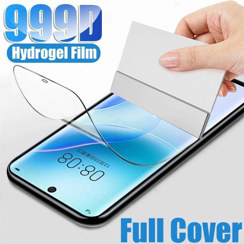 3pcs Film Hydrogel Full Clear Untuk Huawei Y9 Y7 Y6 Y5 Prime Pro Pelindung Layar Anti blue light Untuk Huawei Y9S Y9A Y8S Y7A Y7P Y6S Y6P Y5P Y5 Lite Y Max Bukan Kaca