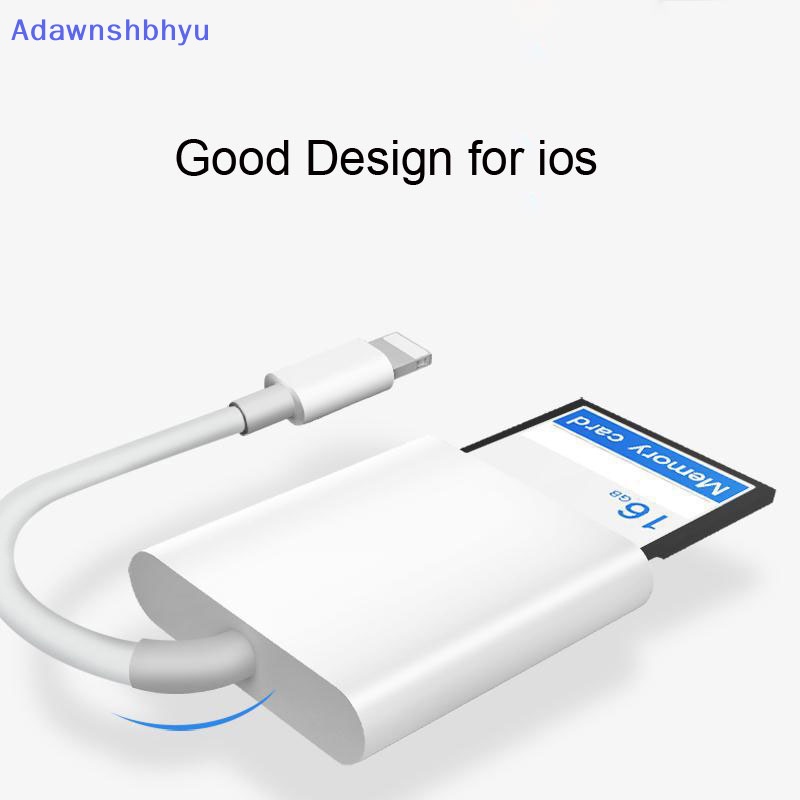 Adhyu OTG Card Reader Untuk Lightning Ke SD TF Kamera Card Readers Kartu Adaptor Pakai ID