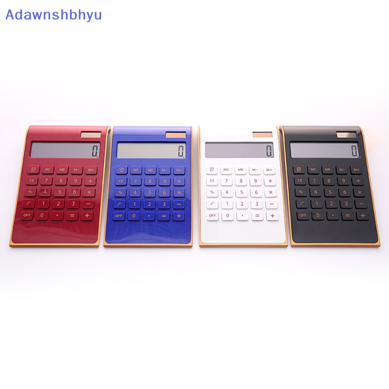 Adhyu Desktop Calculator Dual Power Handheld Desktop Calculator Dengan Display LCD Besar ID