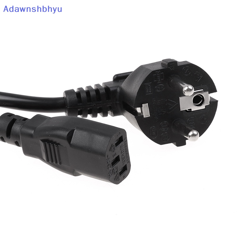 Adhyu Ceret Eropa 2pin AC Bulat EU Plug Kabel Listrik Kettle Cord1/1.5/1.8/3m ID