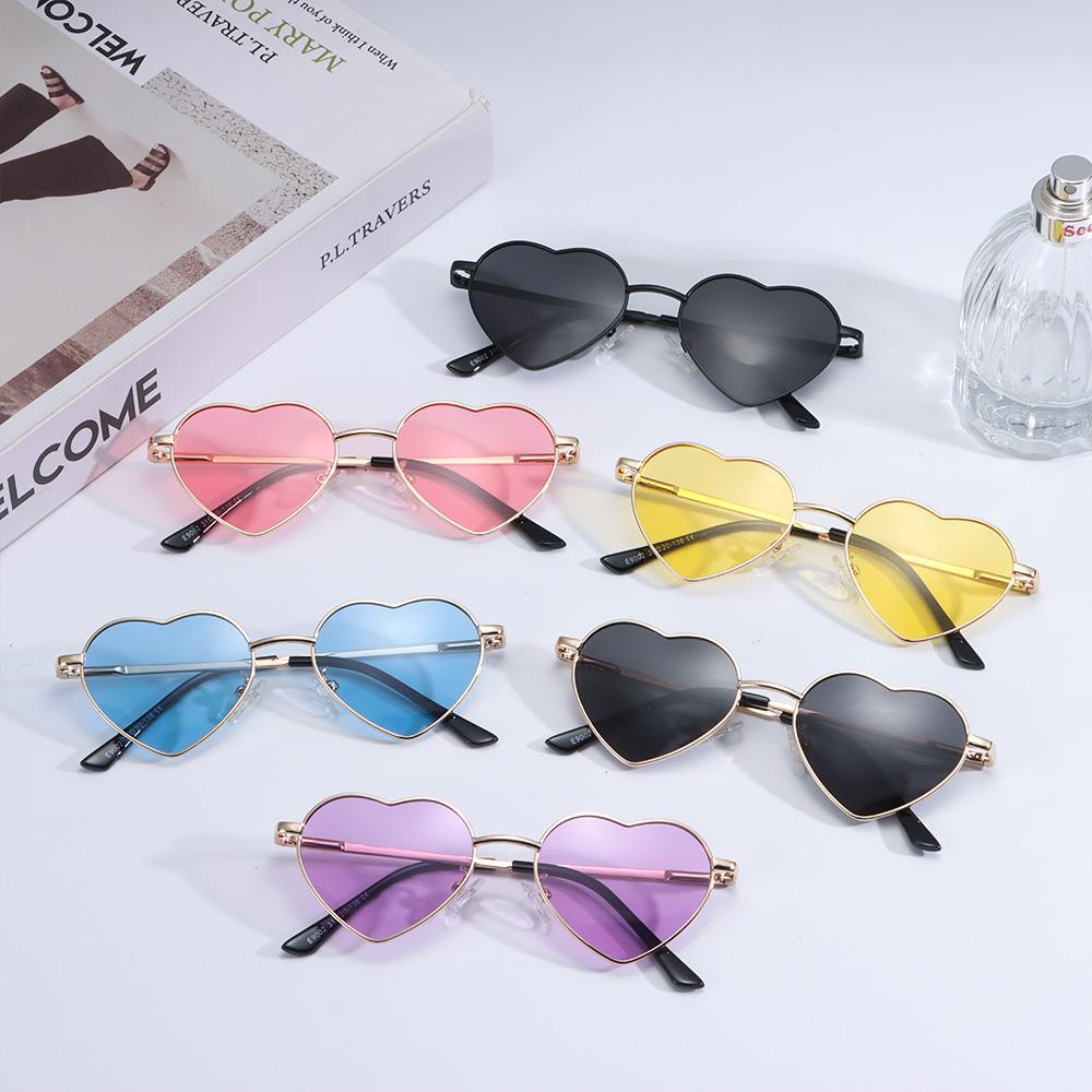 R-flower Heart Sunglasses for Kids Nuansa Anak Lucu 5-10 Tahun Kaca Mata Matahari