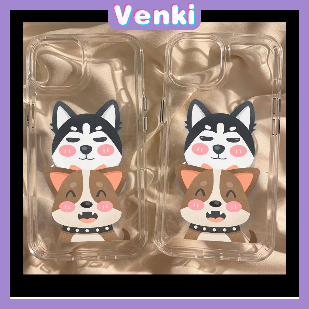 For iPhone 11 iPhone Case Clear Big Hole Space Case TPU Soft Case Shockproof Protection Camera Cute Cat Dog Compatible with iPhone 14 13 Pro max 12 Pro Max 11 xr xs max 7Plus 8Plus