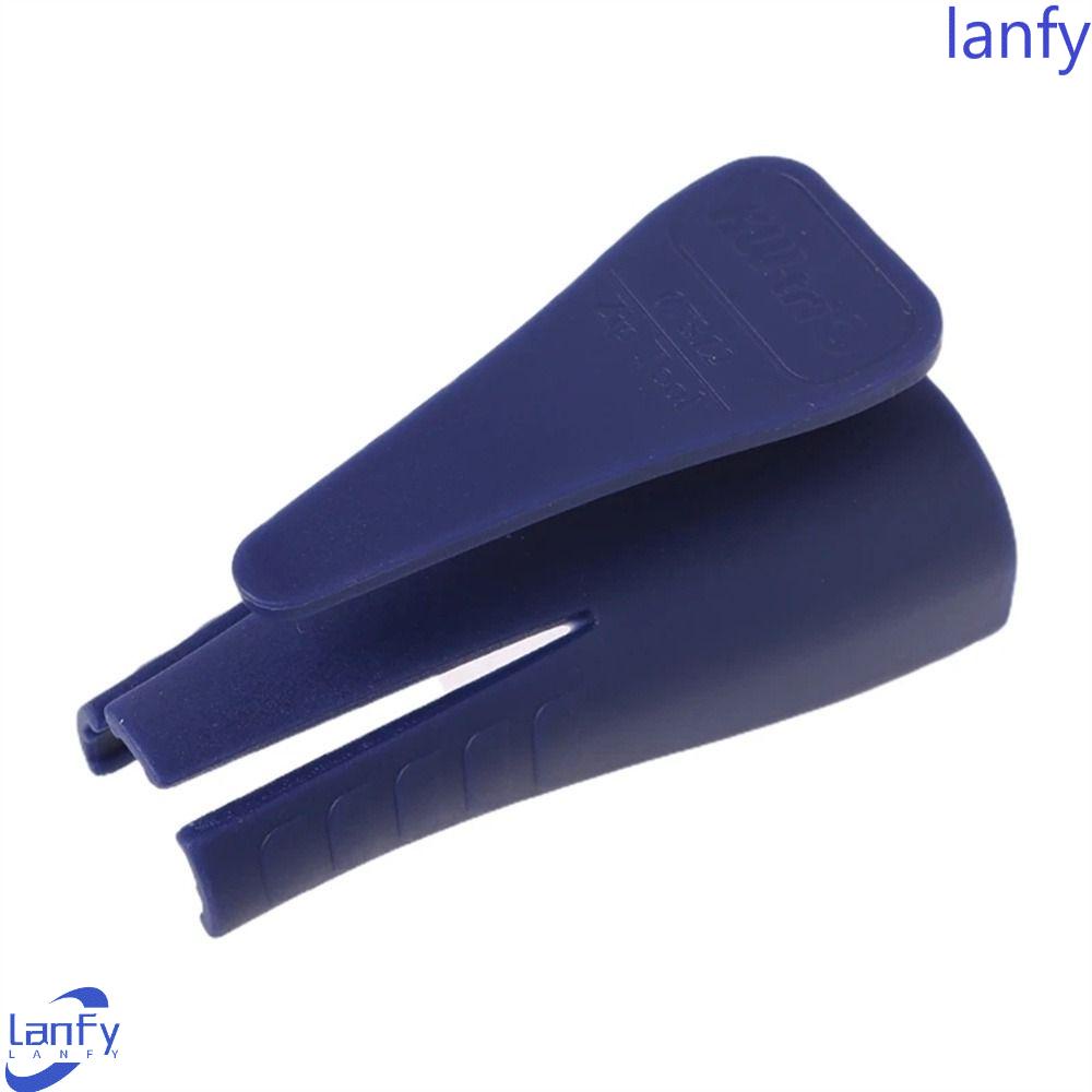 Lanfy Binder Pembuka Cincin Mini Perlengkapan Sekolah Kantor Biru Plastik Stationery Binder Ring Closer