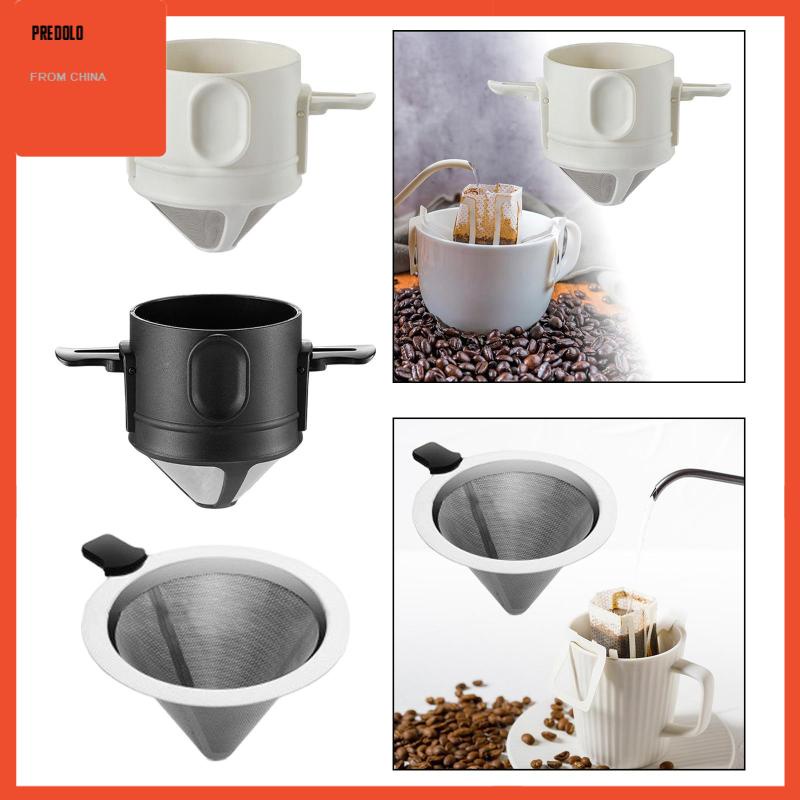 [Predolo] Coffee Maker Tanpa Kertas Pour over Dripper Kopi Untuk Camping Indoor