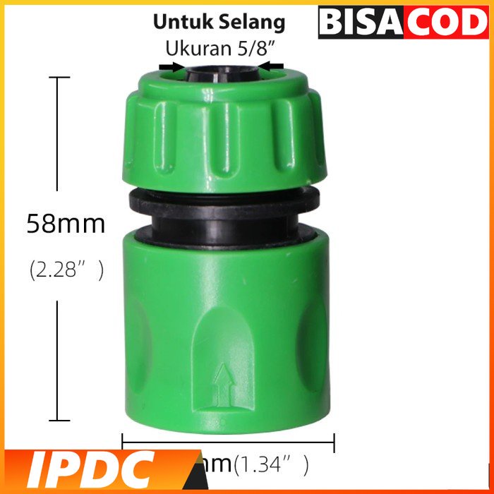 Konektor sambungan Selang Quick Release Khusus Ukuran Selang 5/8